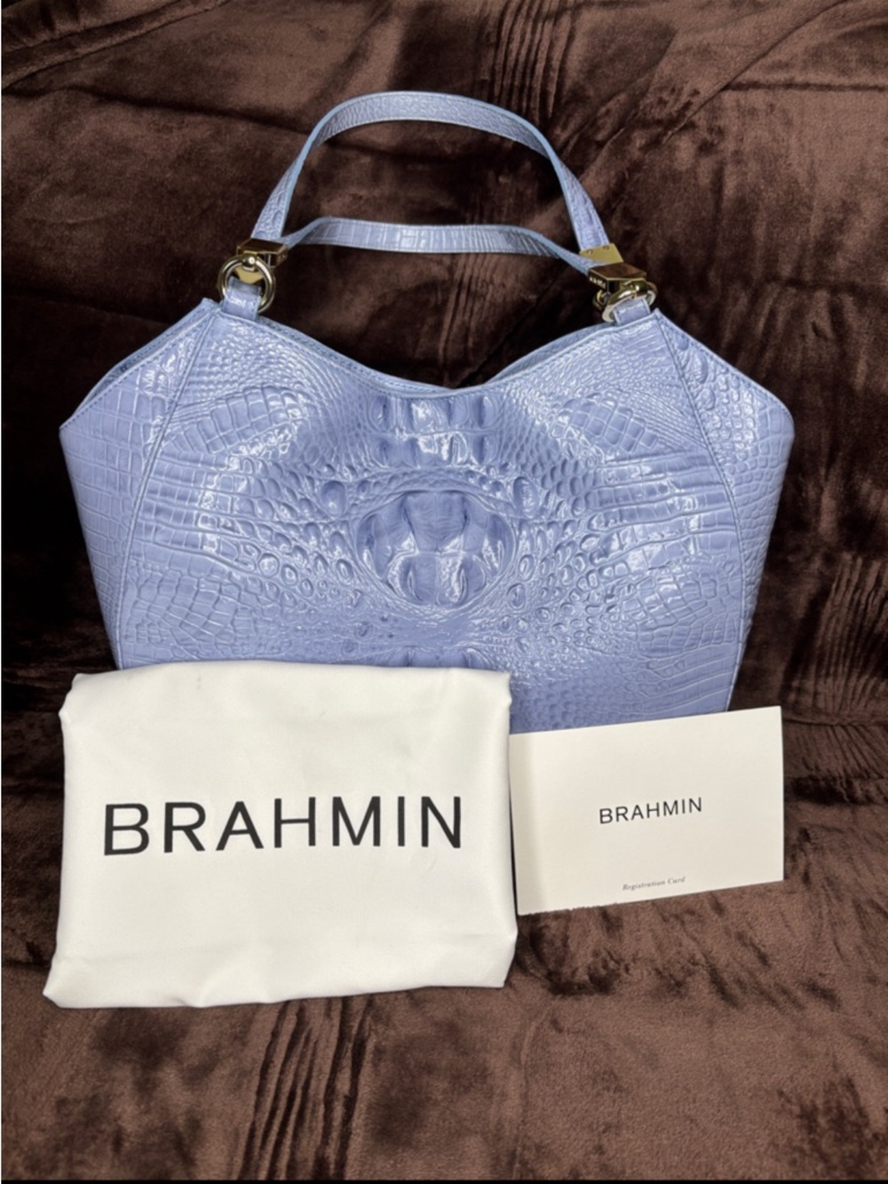 Brahmin Marianna in Periwinkle